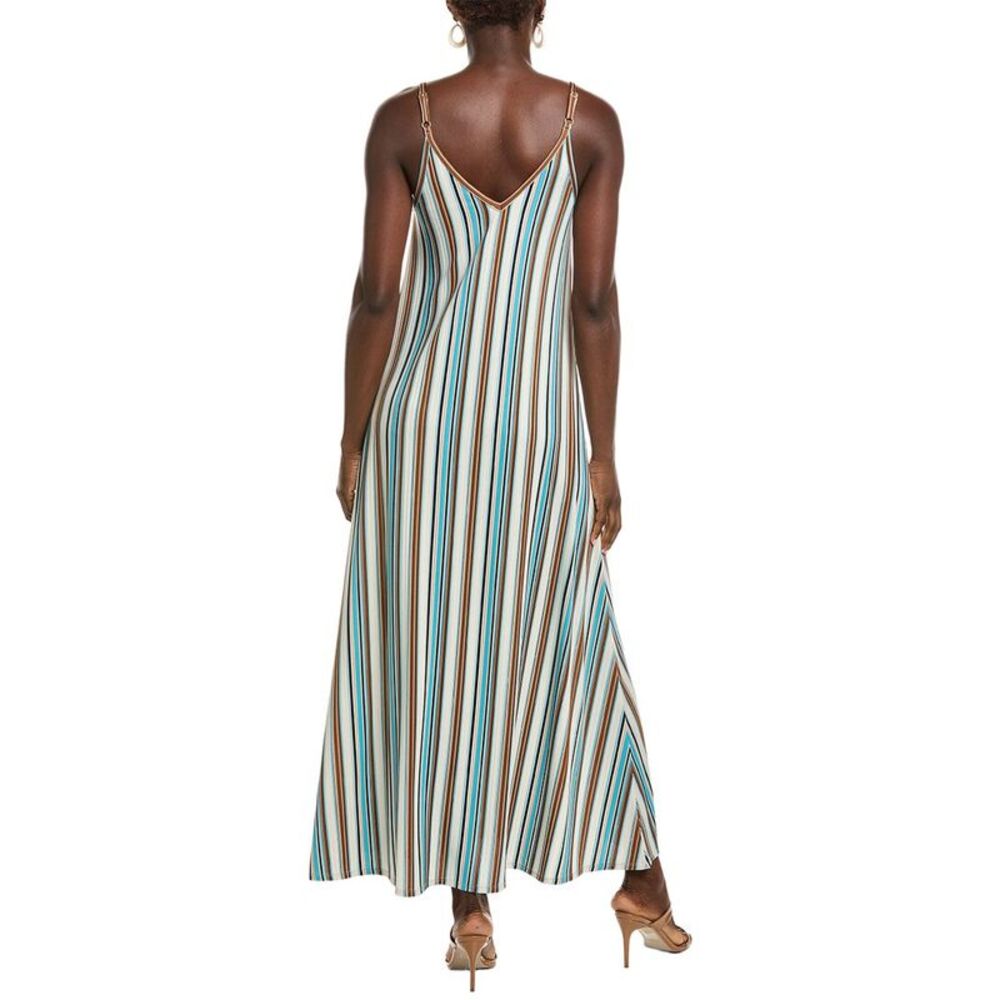 Ramy Brook Womens  Striped Clara Dress, Blue - Picture 2 of 3